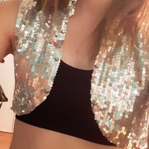 Sparkly rave top